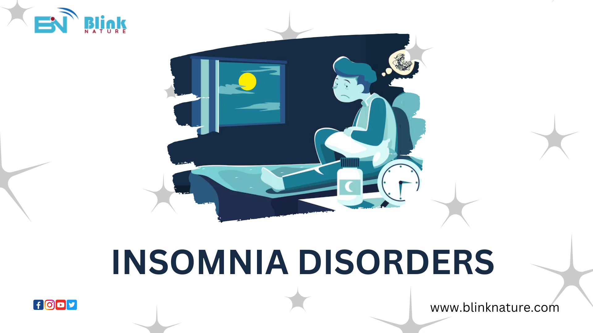 Insomnia disorders: Types, Causes, Symptoms, Treatments